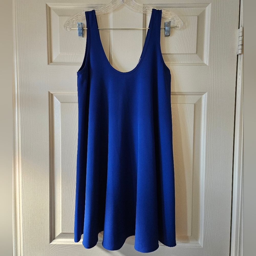 Soprano Blue Shift Mini Dress Size XS